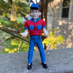 WW Snerd - Miniature Version of American Giant  Based on International Fiberglass Design at American Giants Museum, Muffler Man, Roadside