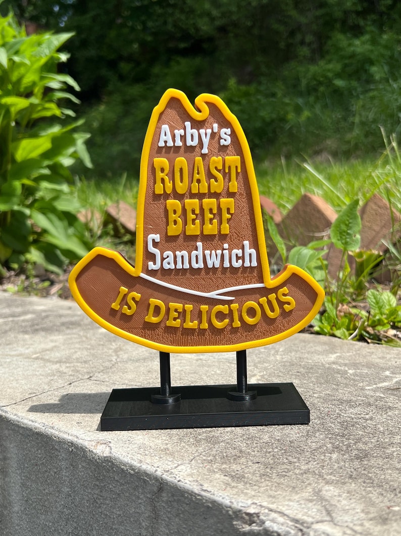 Classic Arby's Sign - Miniature Version of Vintage 10-gallon Hat Arby's ...