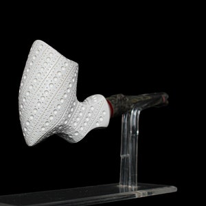 Vollgitter Spitzhacke Meerschaum Pfeife, ungerauchte Pfeife, Block Meerschaum, türkischer Meerschaum