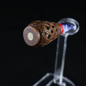 Lattice Meerschaum Cigarette Holder, Block Meerschaum, Unsmoked Cigar Holder