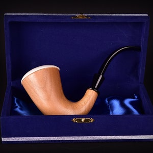 Large Calabash Meerschaum Pipe, Unsmoked Pipe, The Best Block Meerschaum Pipe