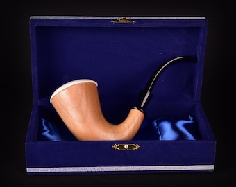 Large Calabash Meerschaum Pipe, Unsmoked Pipe, The Best Block Meerschaum Pipe
