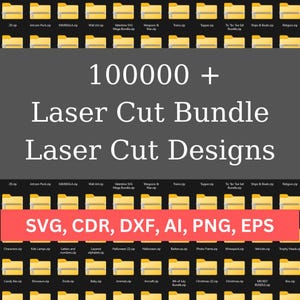 100000+ Laser Cut Design Bundle - Laser Cut Mega Bundle - Oltre 100000 file Laser Cut Svg, Cdr, Dxf, Ai, Png, Eps - Mega Laser Cut Bundle #3