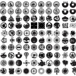 Méga pack découpé au laser, plus de 100 000 images vectorielles, fichiers dxf, 3D, 2D, cnc, découpe laser Mega Bundle SVG, fichiers CNC, gravure découpe plasma de routeur CNC image 3