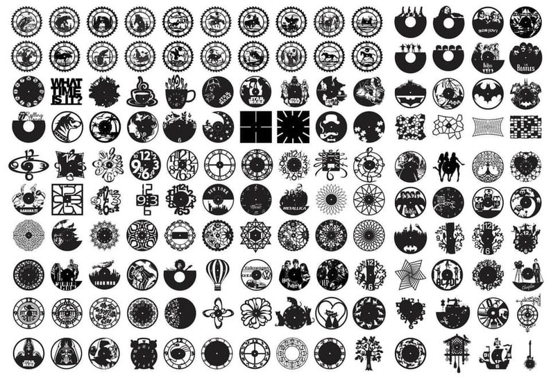 Méga pack découpé au laser, plus de 100 000 images vectorielles, fichiers dxf, 3D, 2D, cnc, découpe laser Mega Bundle SVG, fichiers CNC, gravure découpe plasma de routeur CNC image 3