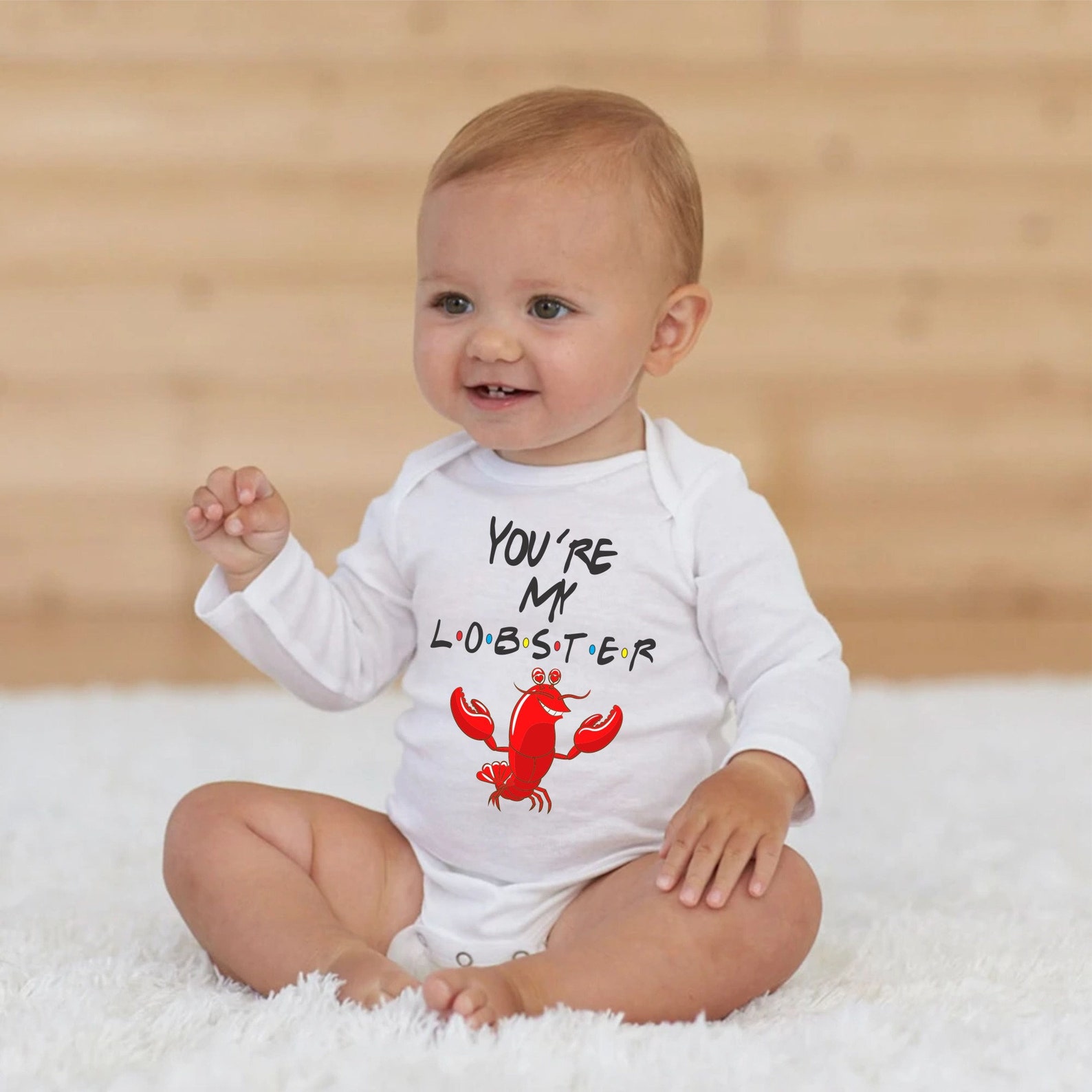 Baby Onesie ® You're My Lobster Phoebe Buffay True Love Etsy