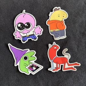 Smiling Friends Vinyl Stickers