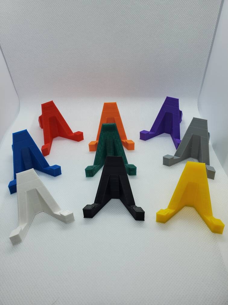 3D Printed Trading Card Stand pack of 3 Etsy