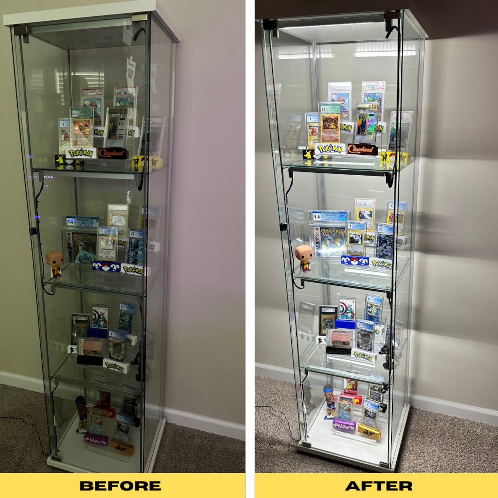 LED Lighting Kit for IKEA Detolf Not Included Etsy