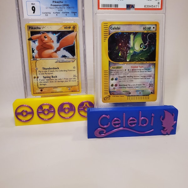 Trading Card Stand Etsy