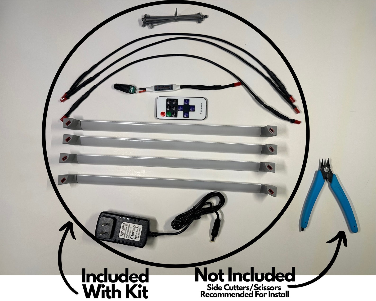 LED Lighting Kit for IKEA Detolf Not Included Etsy