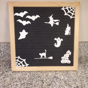 Halloween Themed Letter Board Icons - Set of 11 Letter Board Accessories - Halloween Felt Board Accessory - FREE SHIPPING