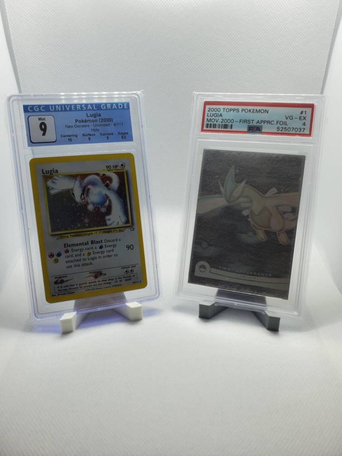 3D Printed Trading Card Stand pack of 3 Etsy