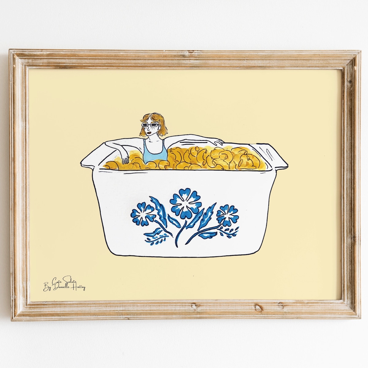 Mac N' Cheese Illustration Print
