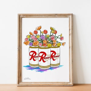 Rainer Floral Illustrated Wall Art