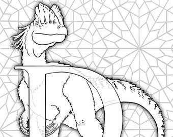 26 ABCs Dinosaur Coloring Sheets