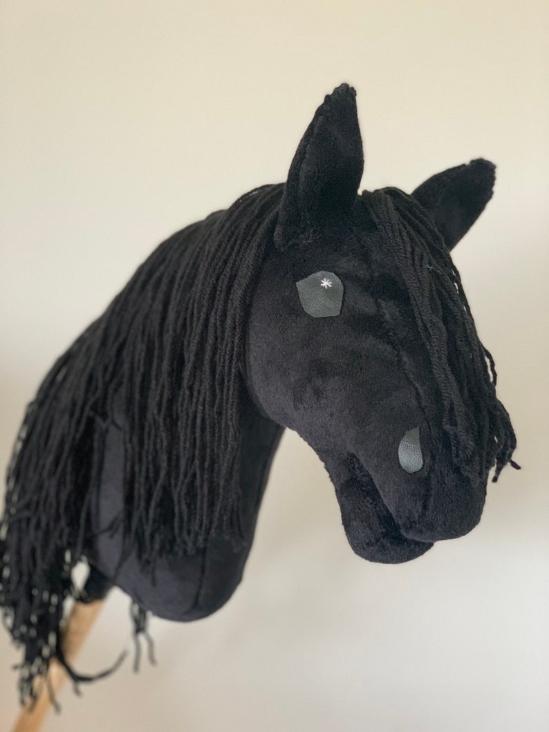 Black Hobby Horse Kary Etsy