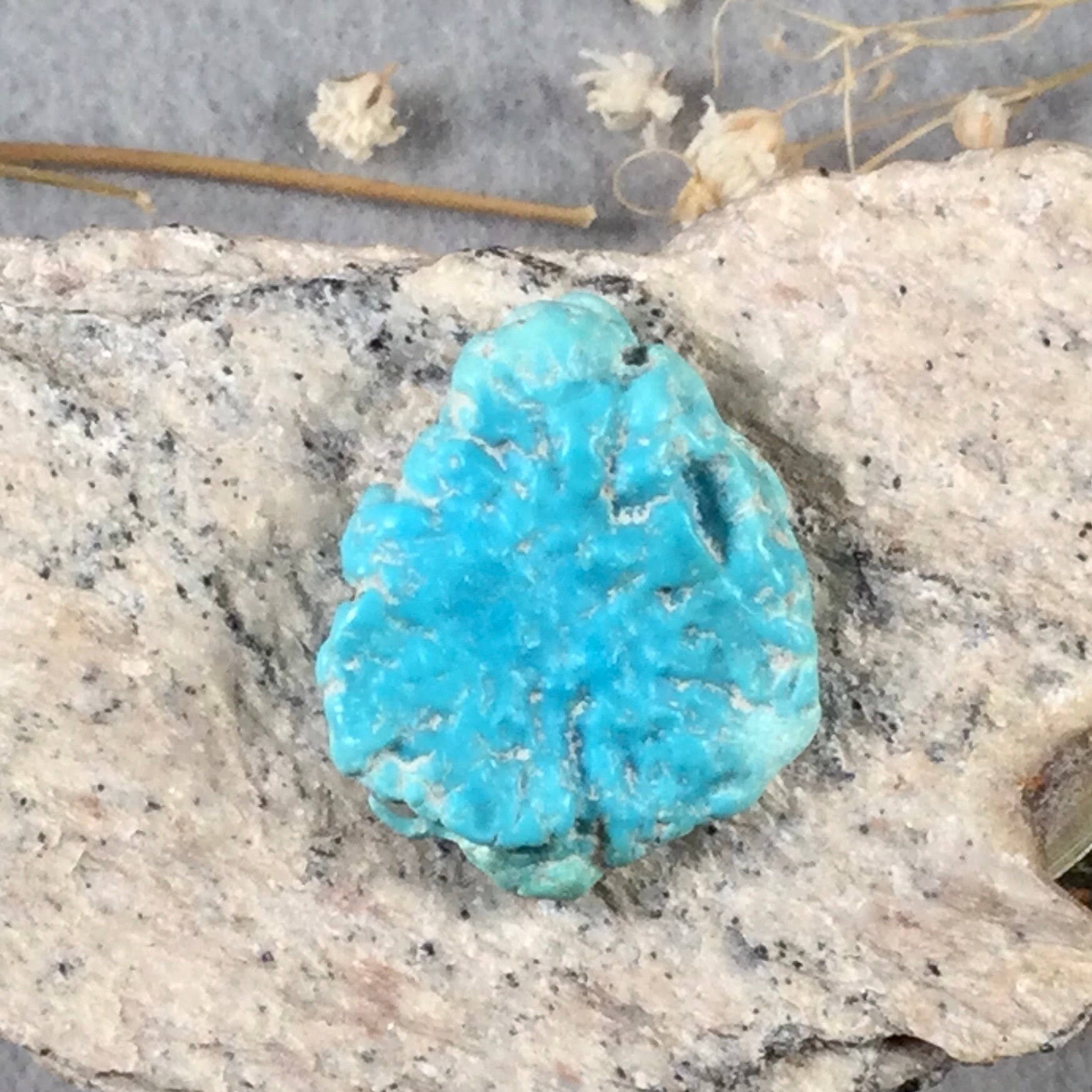 Turquoise Sleeping Beauty Arizona 4.8 grams 20X25 mm. Etsy