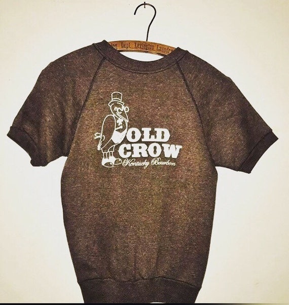 70s Old Crow Kentucky Bourbon sweatshirt.