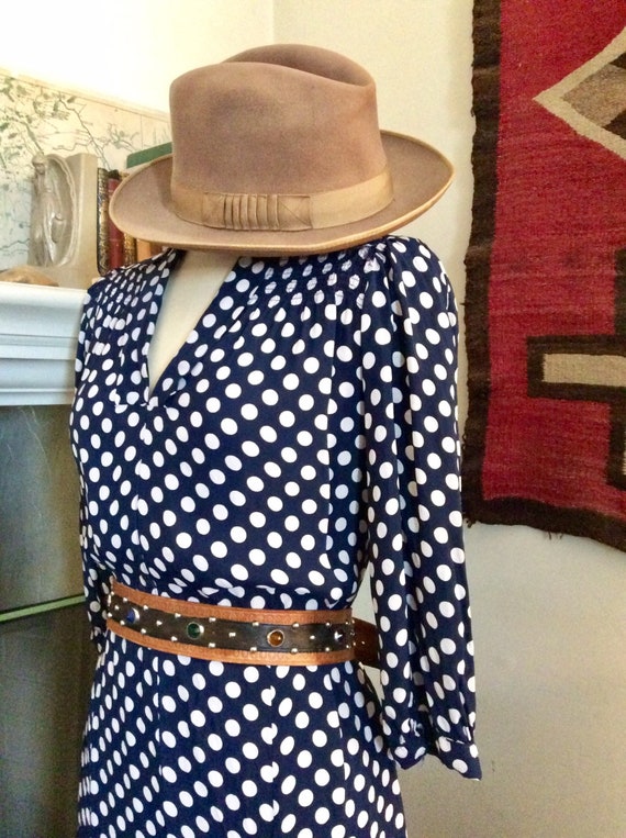 1930s cold rayon dress.