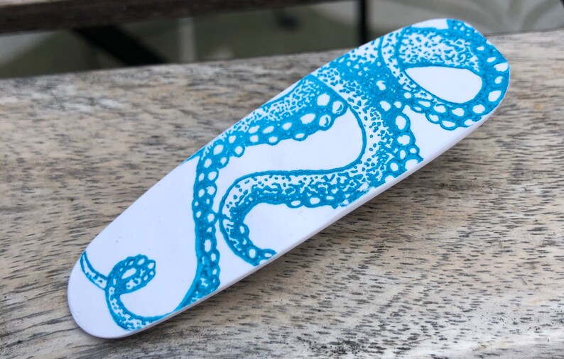 Octopus Nautical Hair Clip Barrette