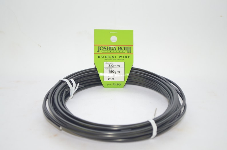 Bonsai Training Wire Japanese Bonsai Wire Black 3.0mm 25 Etsy
