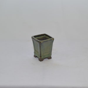 Japanese Bonsai MAME pot, handmade by Master, limited edition.