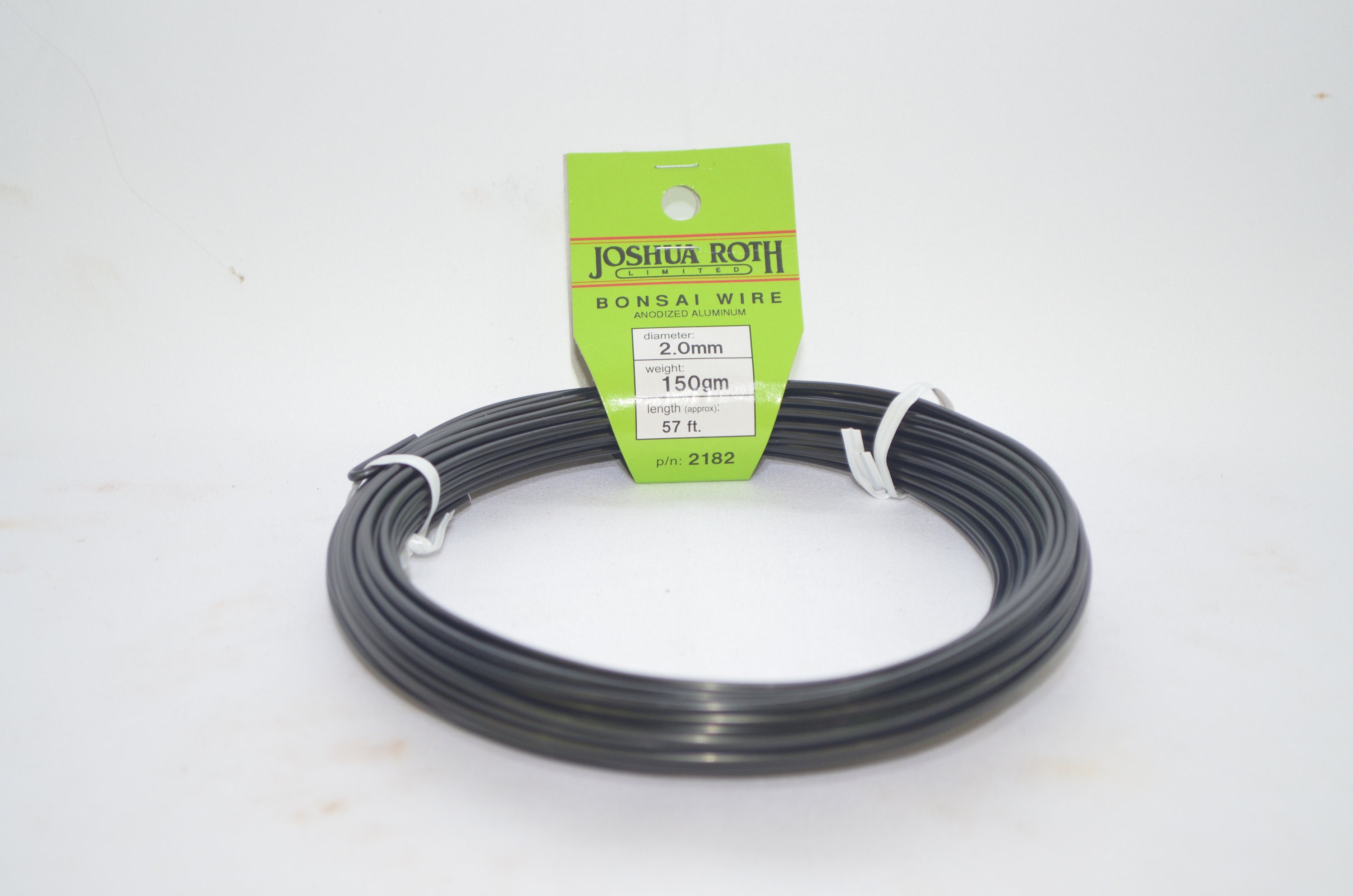 Bonsai training wire, Japanese Bonsai wire ( black ) 2.0mm, 57 ft. long