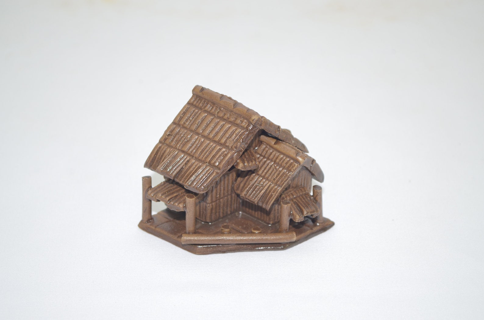 Bonsai Figurines Handmade Hut Dark Brown Color Etsy