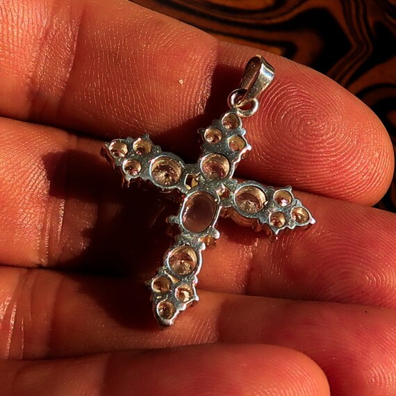 Collana Filigrana Argento Regalo YAFEINI Collana Pietra Di Luna - Ciondolo In Argento Sterling 925 Con Filigrana, Regalo Per Donne Collana Chiama Angeli Gravidanza - Foto 3