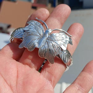 Schmetterling Silber Armband, Sterling Silber Armband, Schmetterling Armband, Schmetterling Armreif, Armband mit Schmetterling, Geschenk