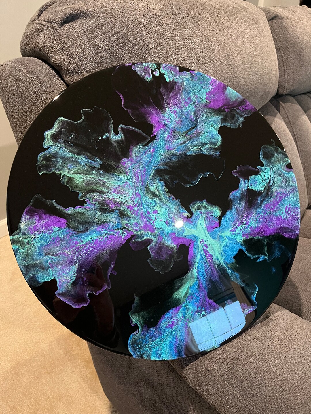 Large Acrylic Pour Painting Etsy