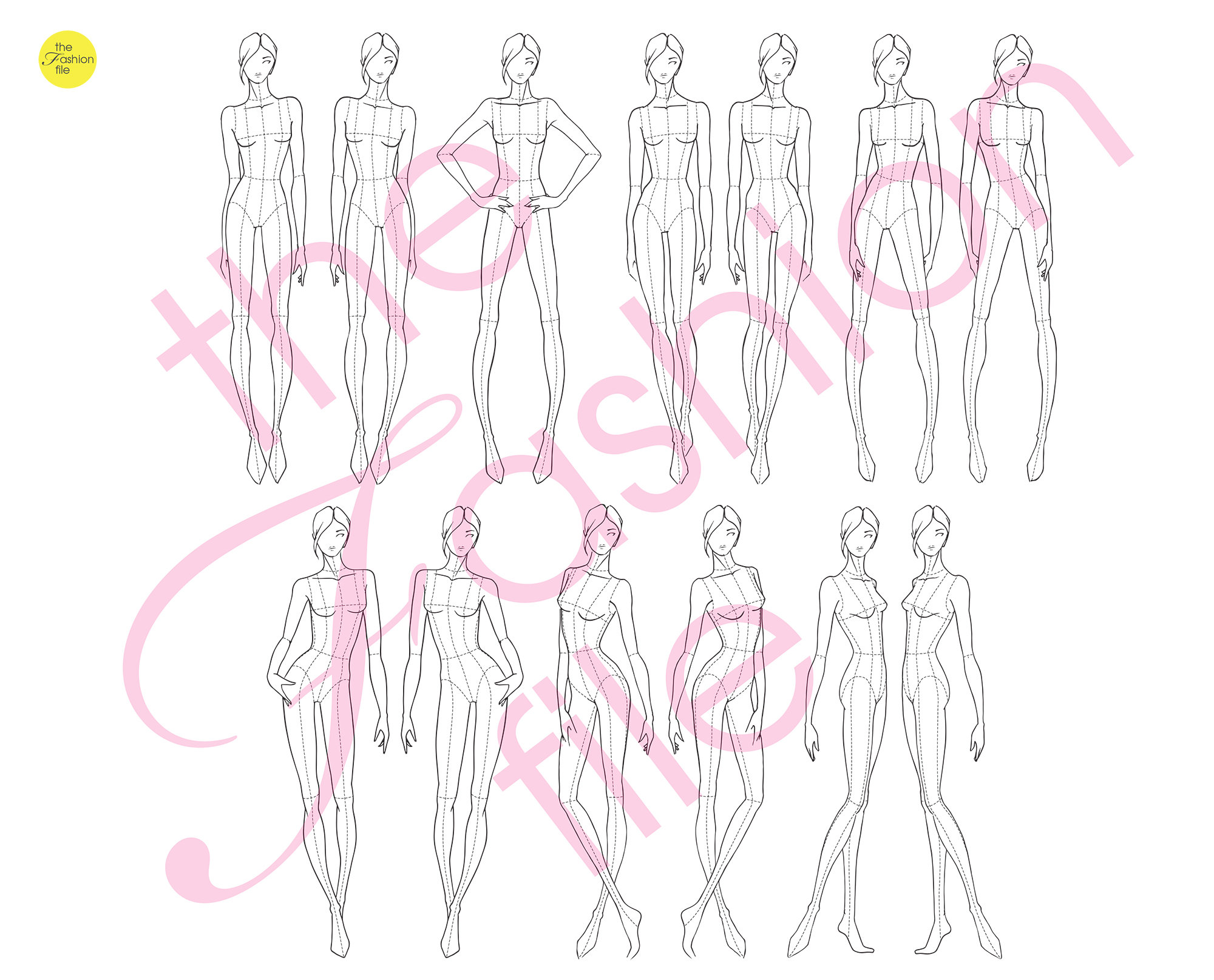 FASHION SKETCH TEMPLATES Pdf Ai and Png for Procreate Etsy FASHION SKETCH TEMPLATES Pdf Ai and Png for Procreate Etsy