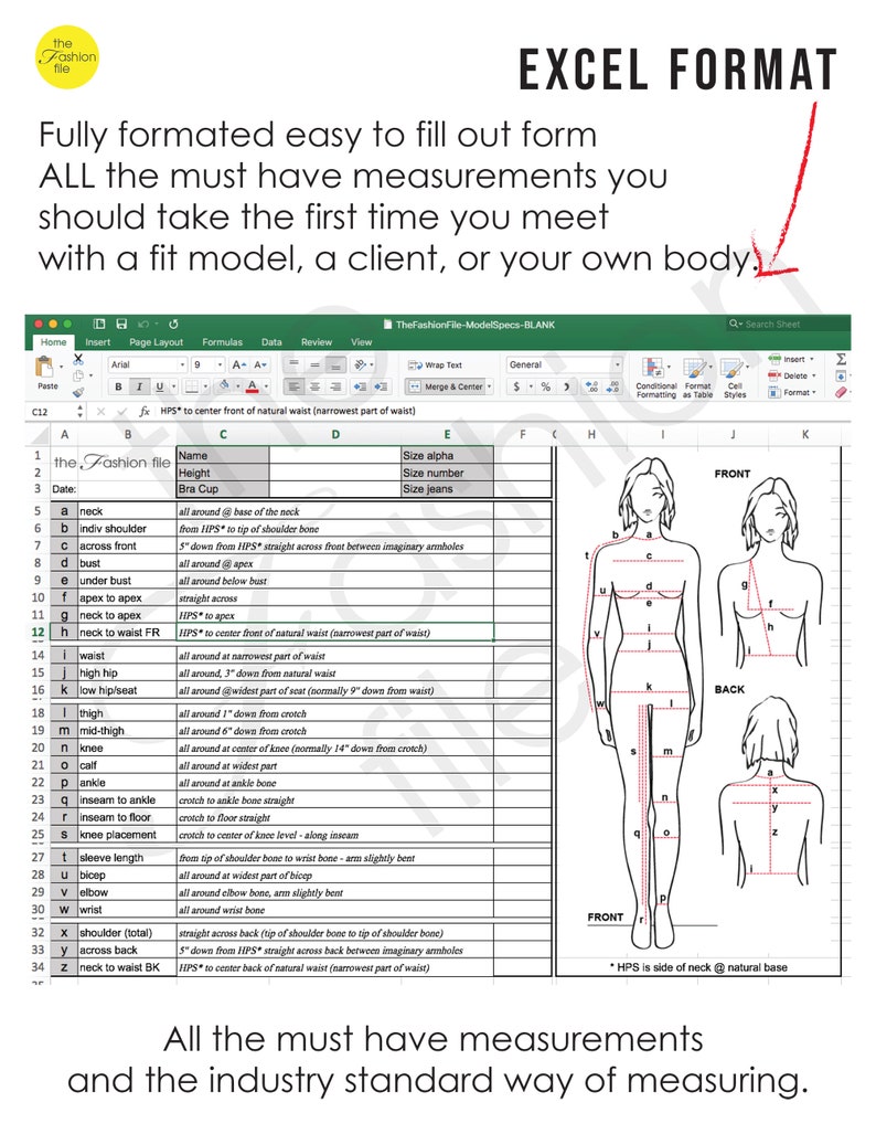 Fashion Designer FORMS TEMPLATES PACK Cost Sheet Pattern Etsy