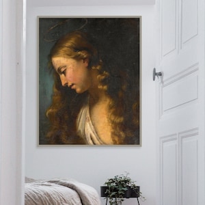 Mary Magdalene Fine Art Print: 17th Century Italian Portrait