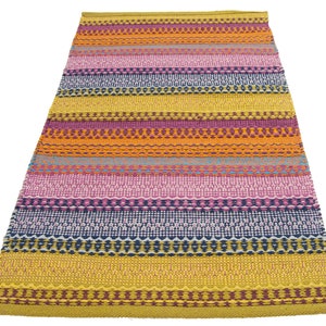 Kelem Originale fatto a mano lavabile in lavatrice Moderno Senegal Style
