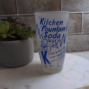 Kitchen Fountain Soda Glass, GPG Company