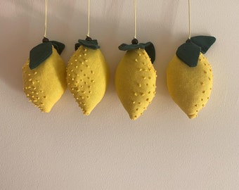 Christmas decorations kitchen decor lemon toy