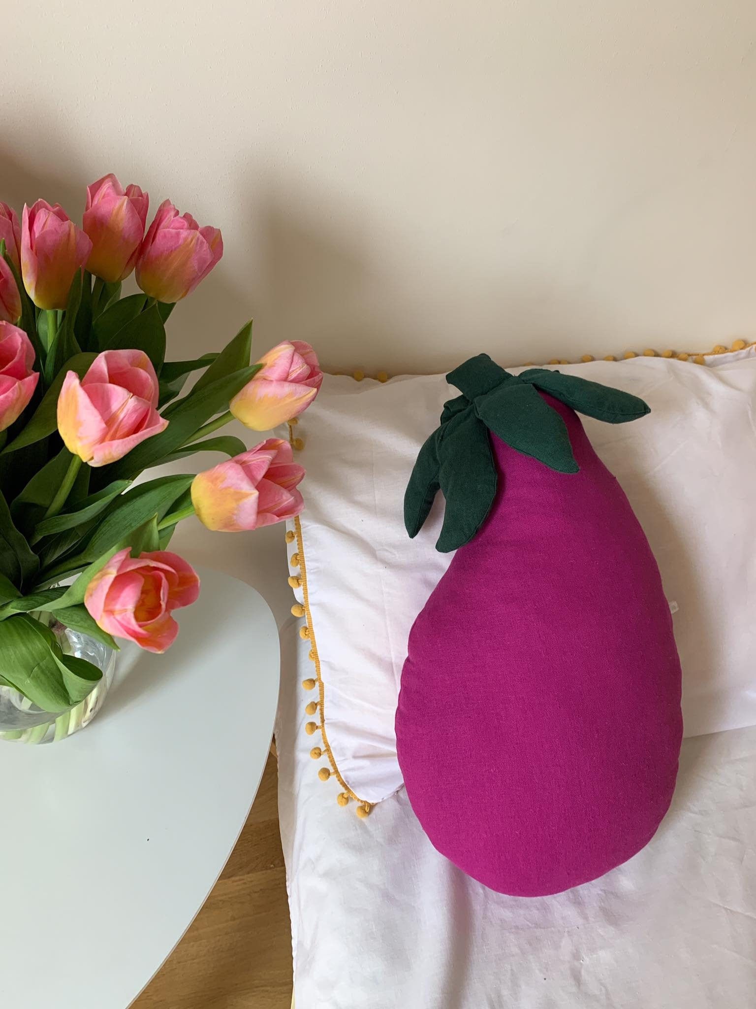 eggplant emoji plush