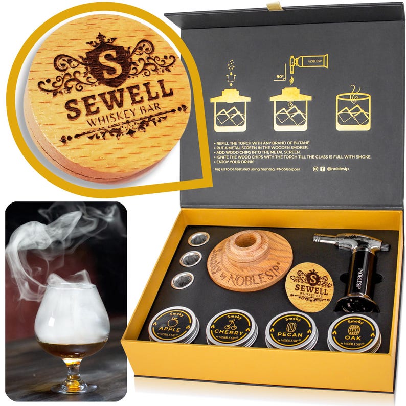 NOBLESIP Whiskey Smoker Kit