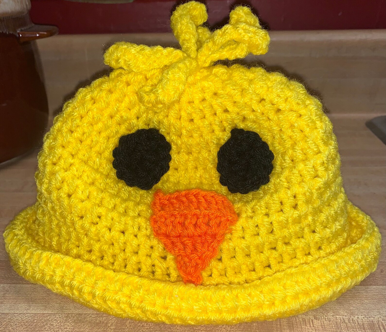 Yellow Duckling Hat for Baby 36 Monthsbaby Infant Hatduck Etsy