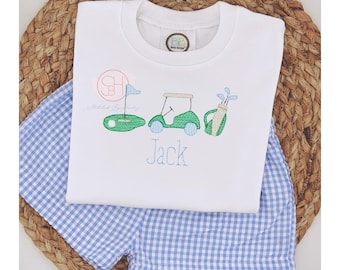 Boys Personalized Golf Shirt
