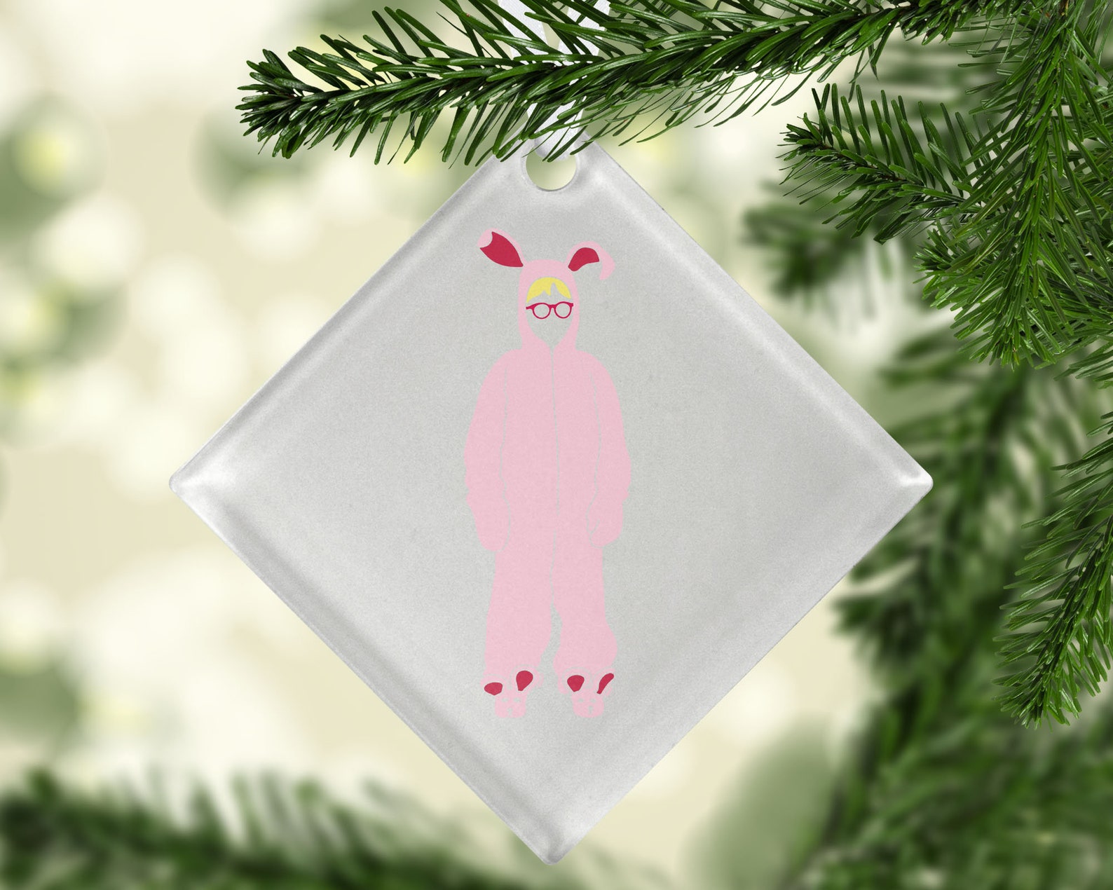 A Christmas Story Bunny Costume Ornament / | Etsy