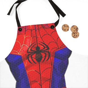 Spider-Man Apron: Fun Cooking Gift, Cosplay Chefwear immagine 2