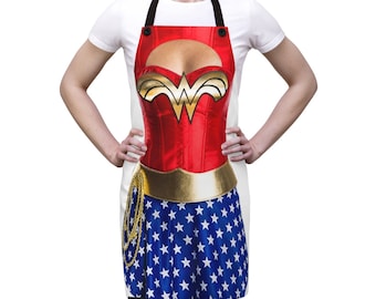 BATMAN Superhero Kitchen Baker Chef Apron Cooking BBQ Cosplay Party Fun Costume 