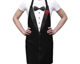 Tuxedo Apron: Formal Chefwear, Costume Cosplay, Gag Gift