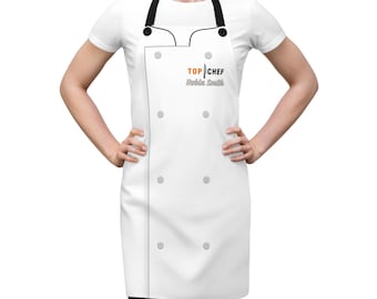Personalized Top Chef Apron: Halloween Costume, Cooking Apparel