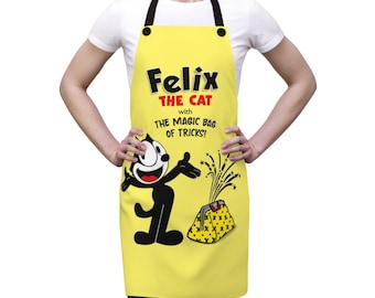 Felix The Cat Chef Apron: Fun Cooking Apparel Gift