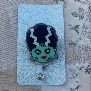 Frankenstein brides badge reel