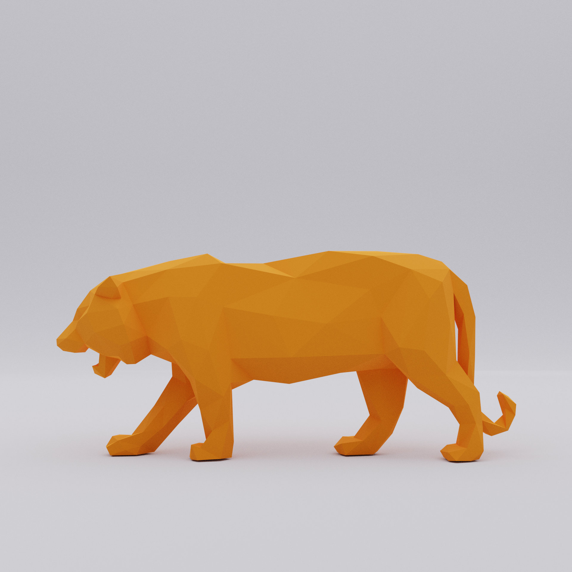 STL file Bengal Tiger Sit 🐅・3D print model to download・Cults